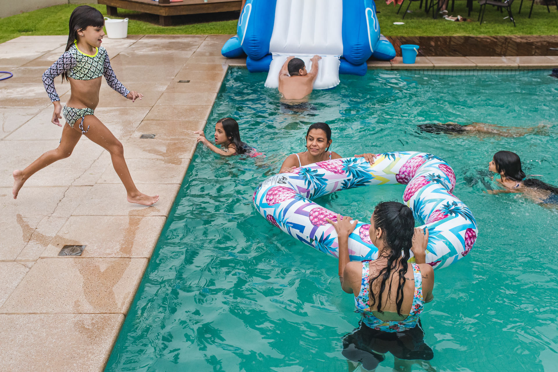 Foto Aniversário - Alice, 6 anos - Pool Party - Campo Grande - MS Foto Aniversário - Alice, 6 anos - Pool Party - Campo Grande - MS - Imagem 60